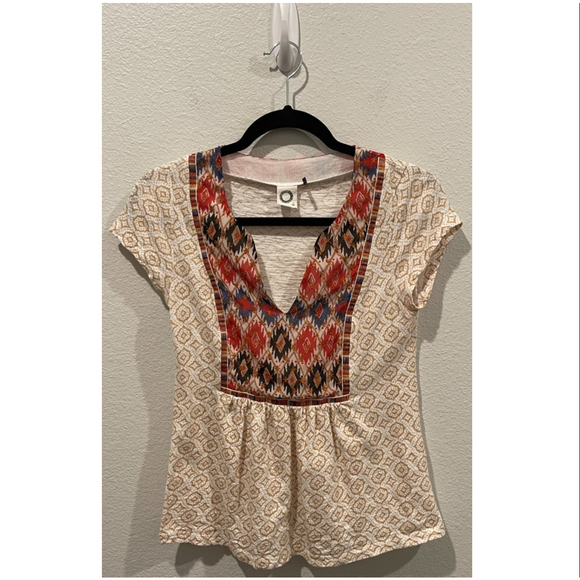 AKEMI + KIN Honey Valley Tribal Blouse - Picture 1 of 3